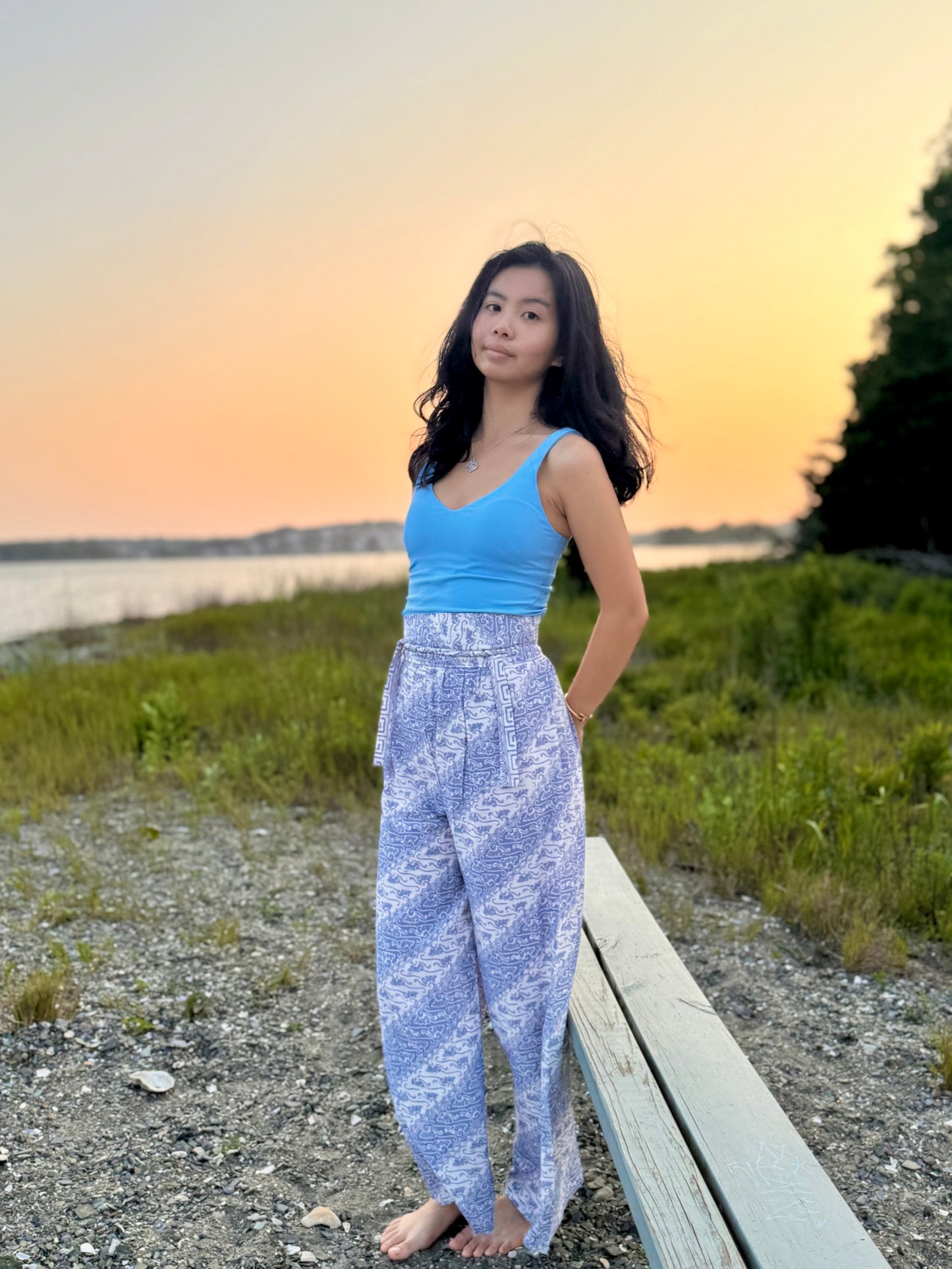 Ayu Pants with Obi Belt