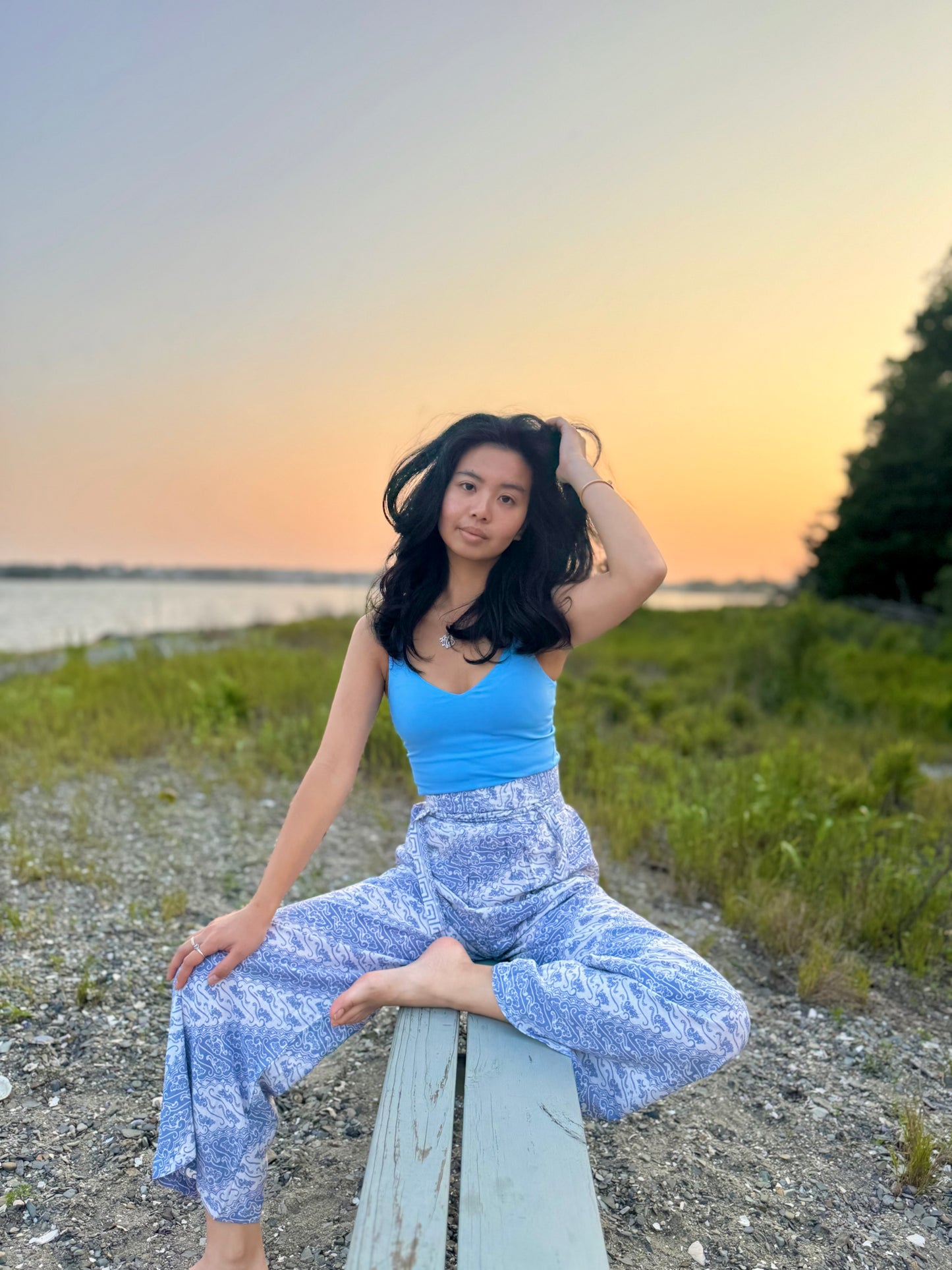 Ayu Pants with Obi Belt