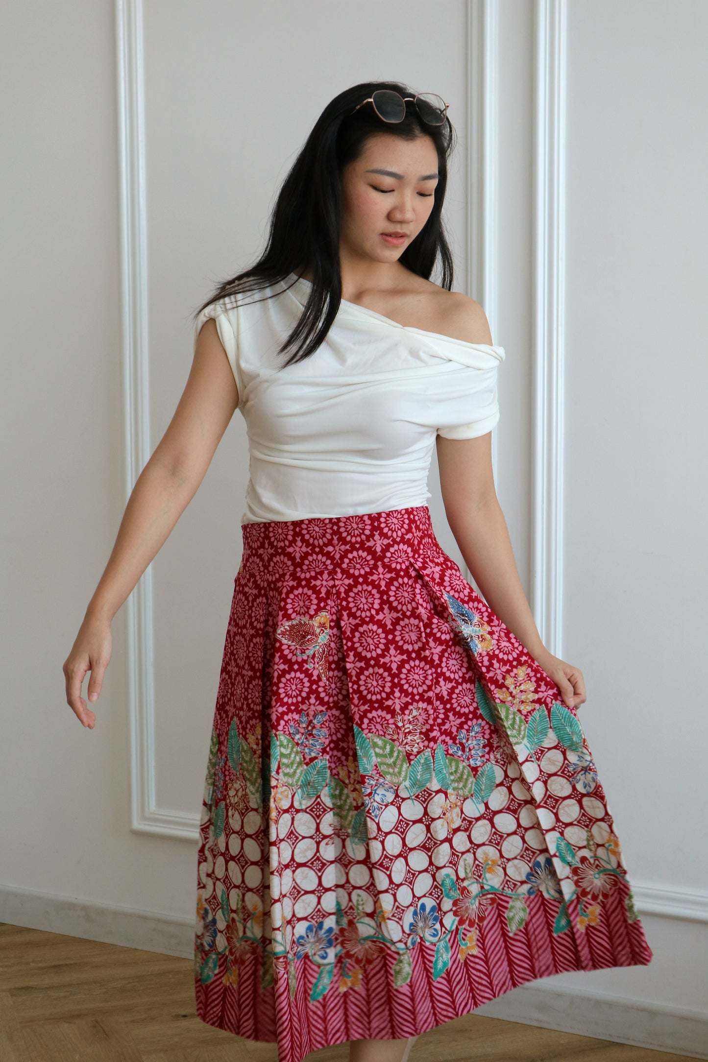 Taylor Short A-line Skirt – Knee Length