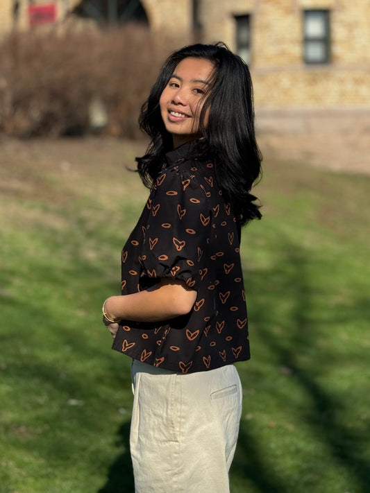 Short Sleeve Puff Outer Jacket