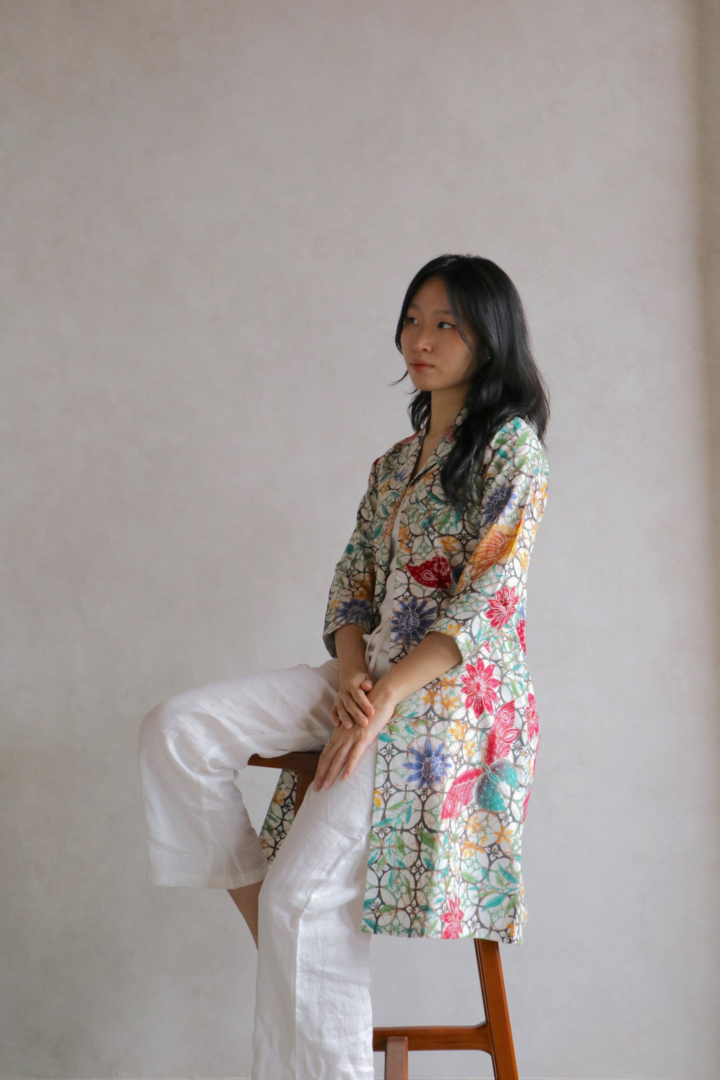 Long Dahlia Coat