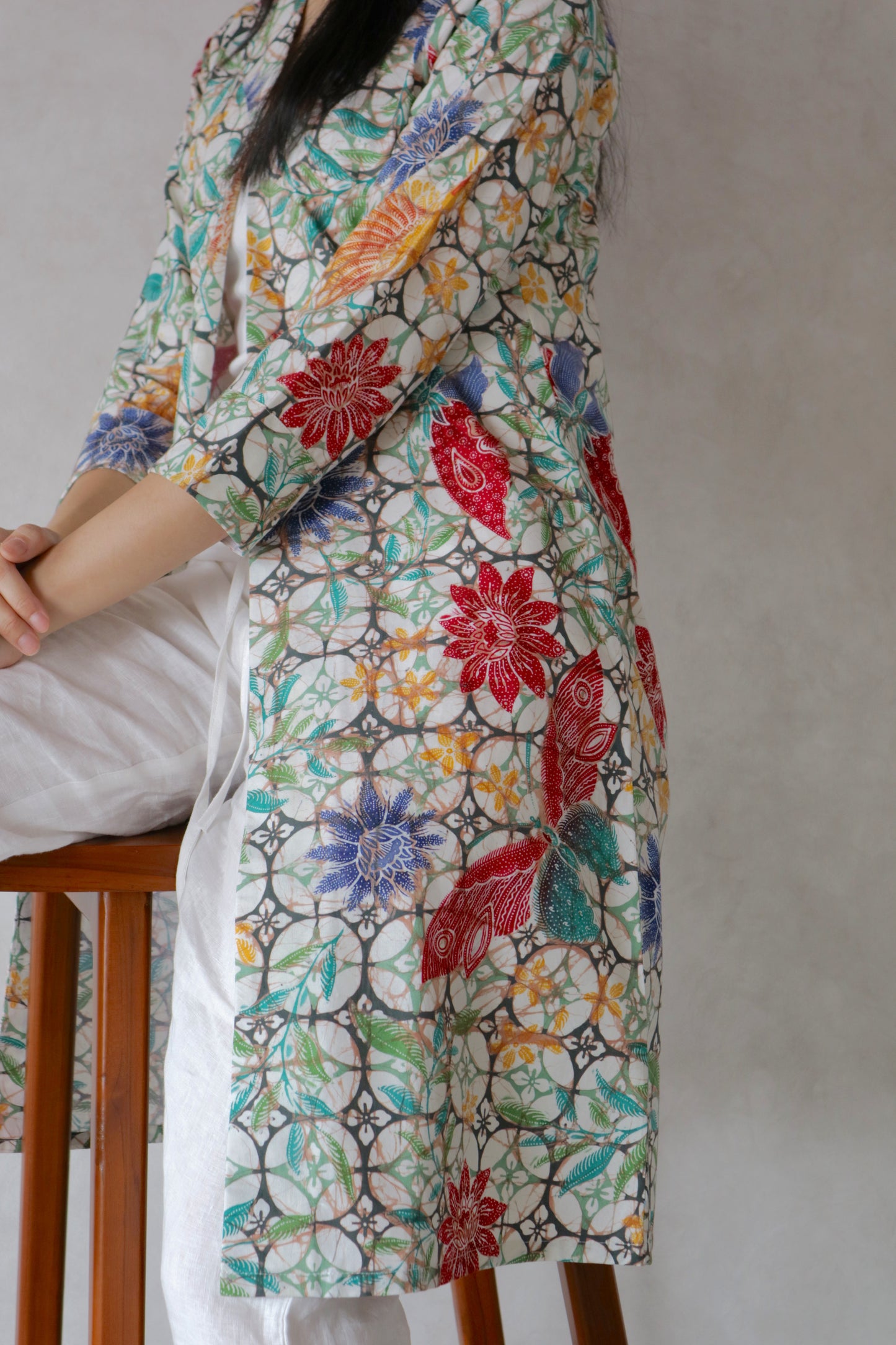 Long Dahlia Coat