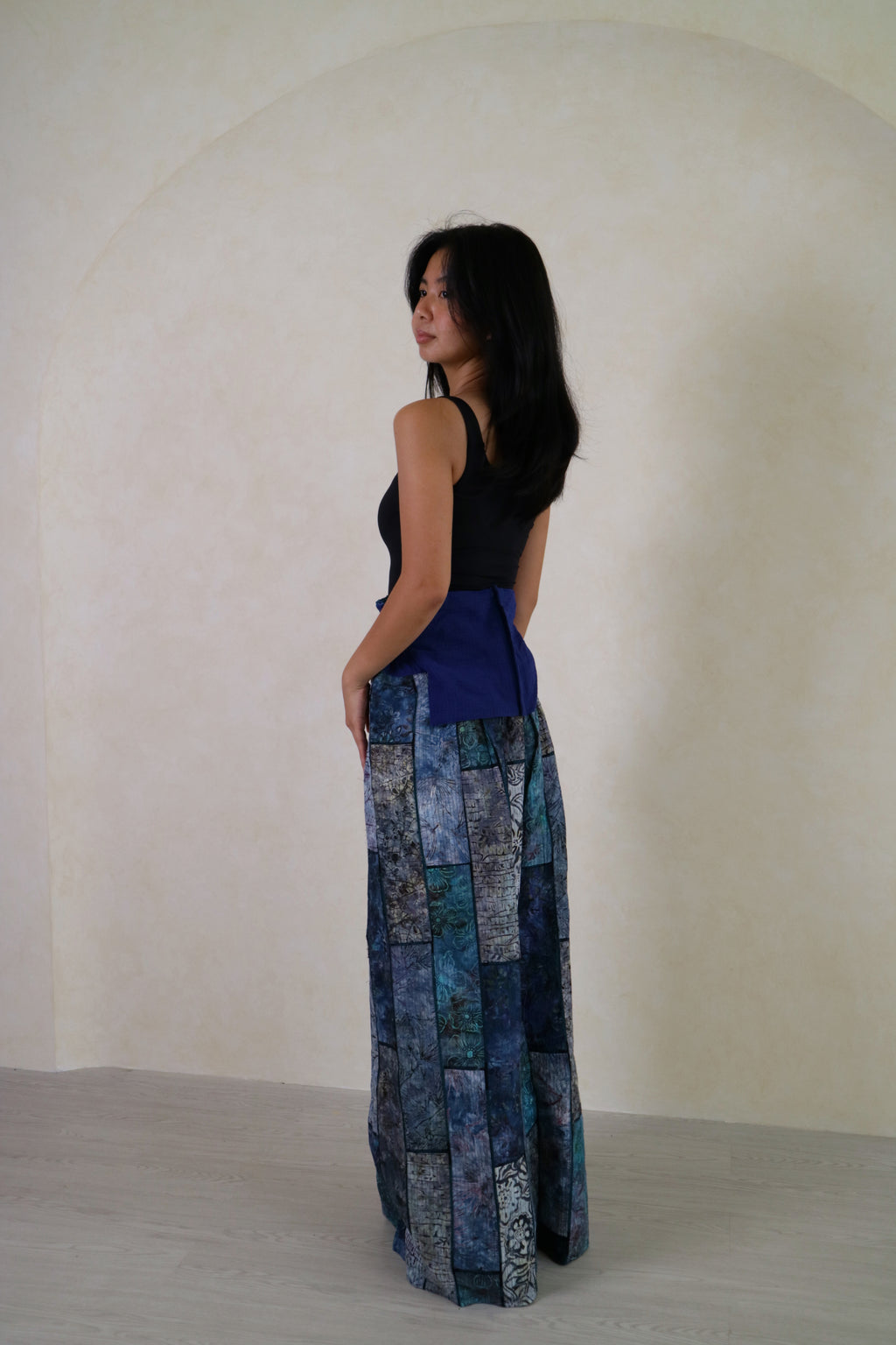Quilted Corset Belt Skirt — High Waist, Layered & Structured
