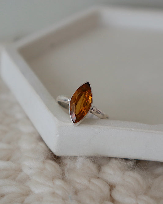 Marquise Sterling Silver Ring