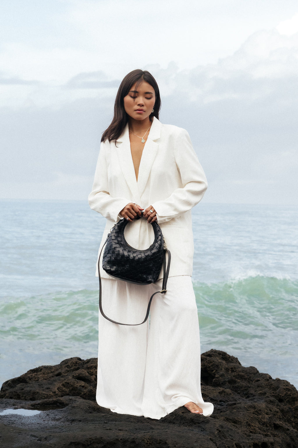 Lifestyle photoshoot of the Alea Bag by Mutiara Heritage 