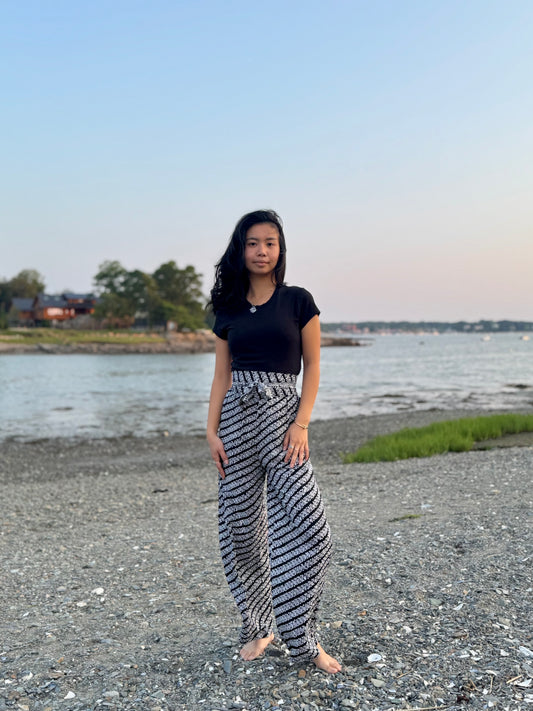 Ayu Pants with Obi Belt