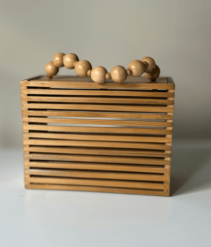 Bamboo Box Bag Back Shot - Mutiara Heritage