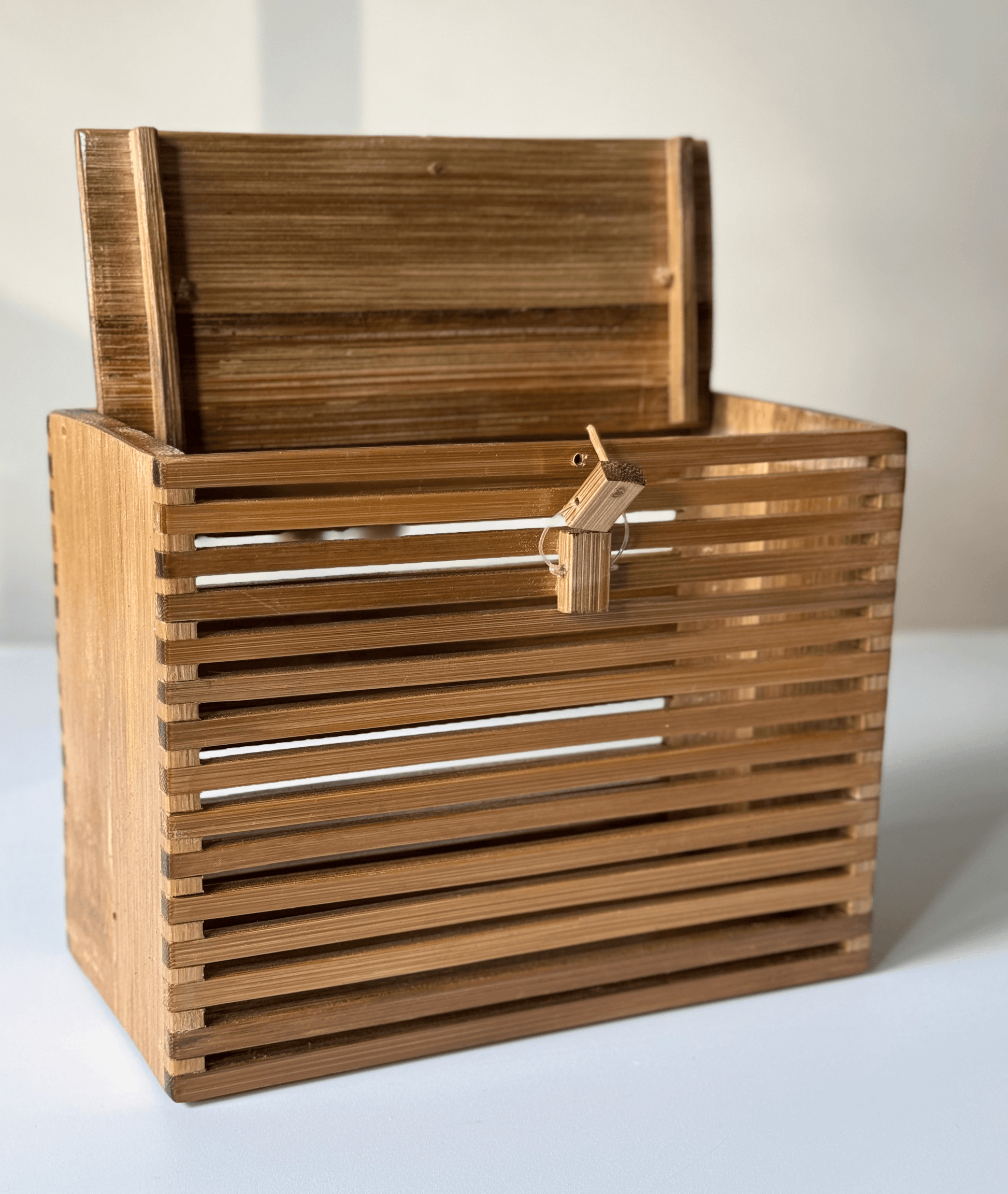 Bamboo Box Bag Open - Mutiara Heritage