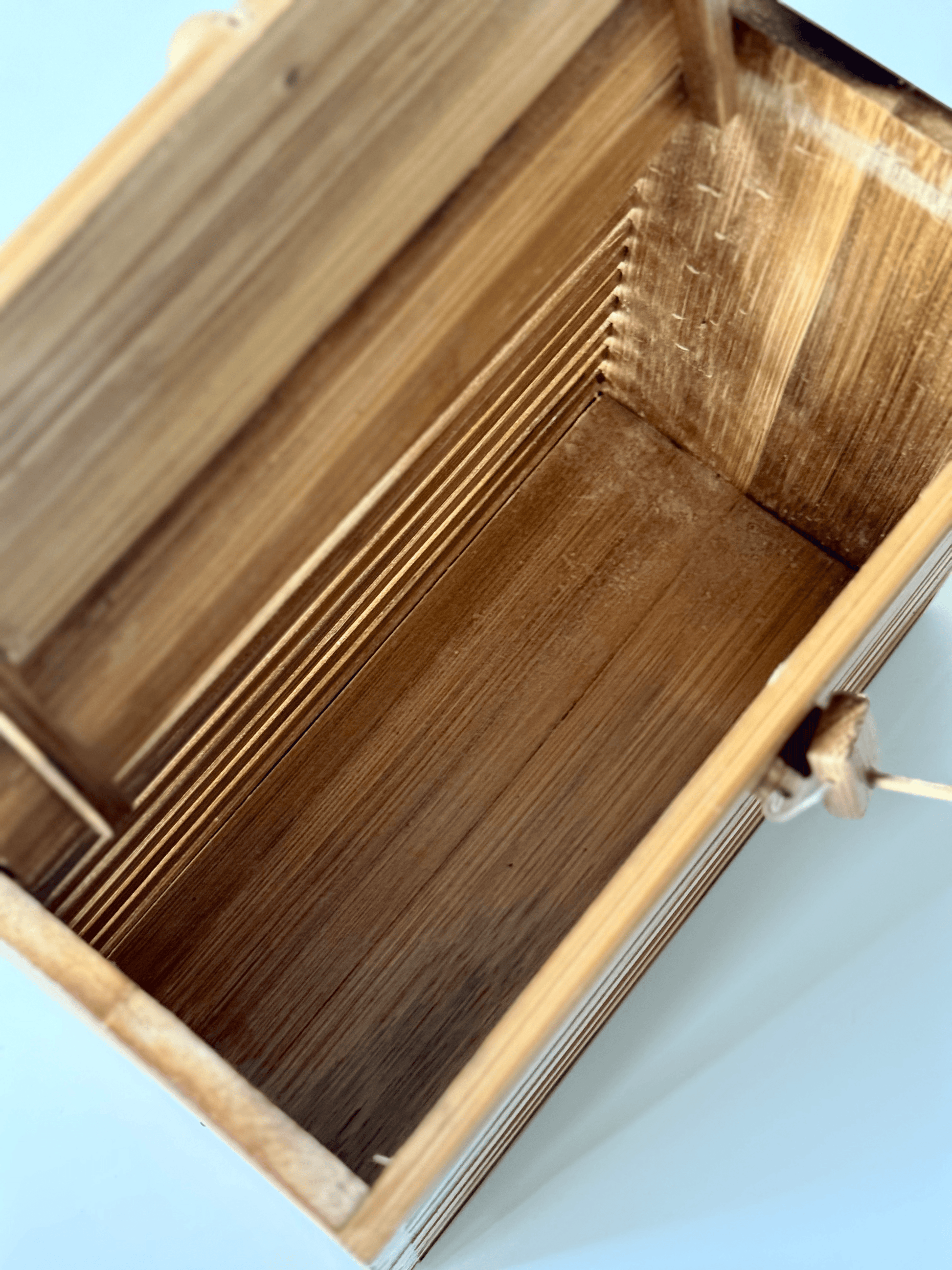 Bamboo Box Bag Top Shot - Inside | Mutiara Heritage