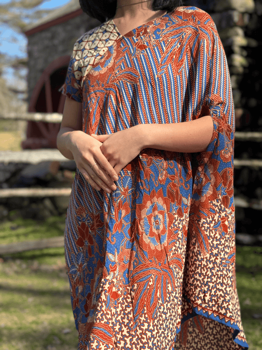"Dewi" Asymmetrical Dress - Mutiara Heritage