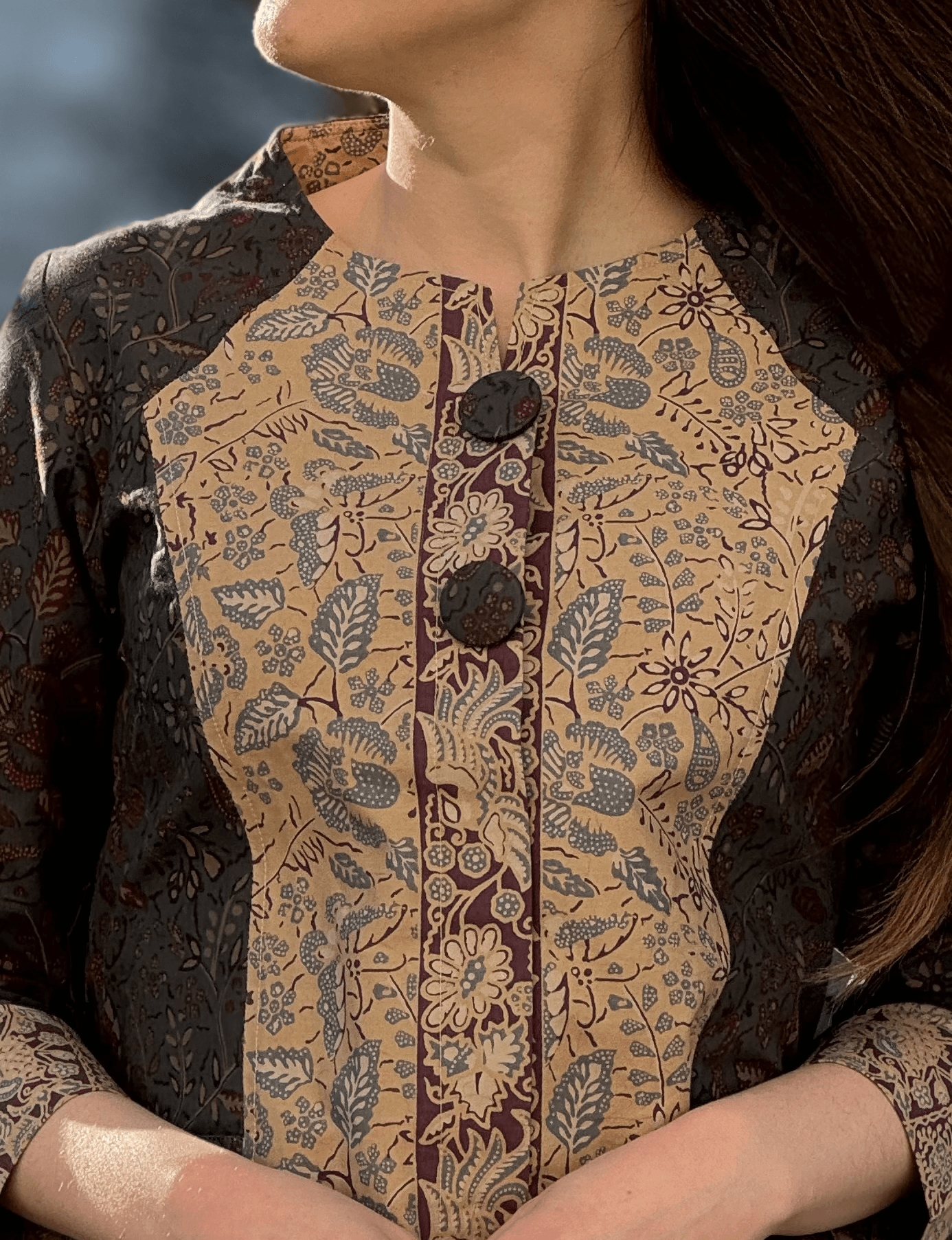 Detailed Shot of Ina Dress | Mutiara Heritage
