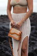 Kate Bag - Leather Clutch Top Handle with Adjustable Strap