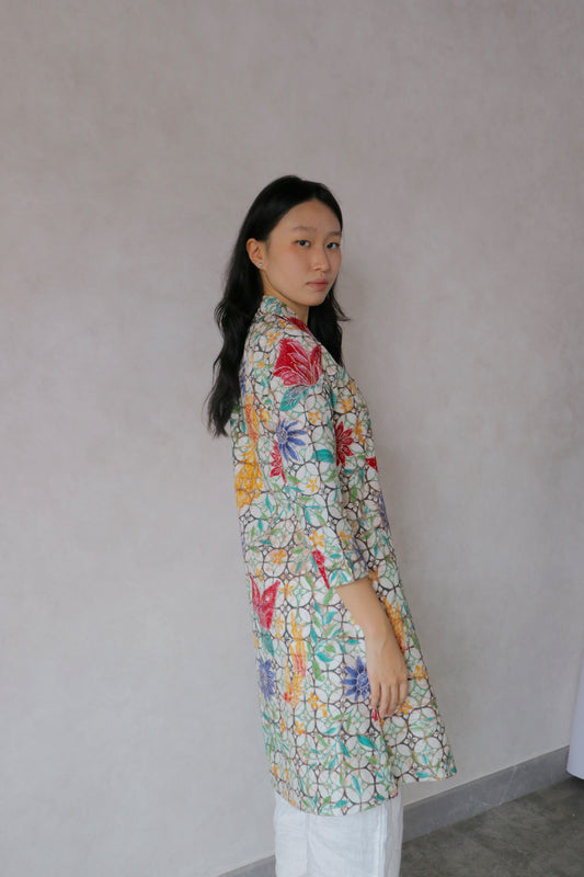 Long Dahlia Coat